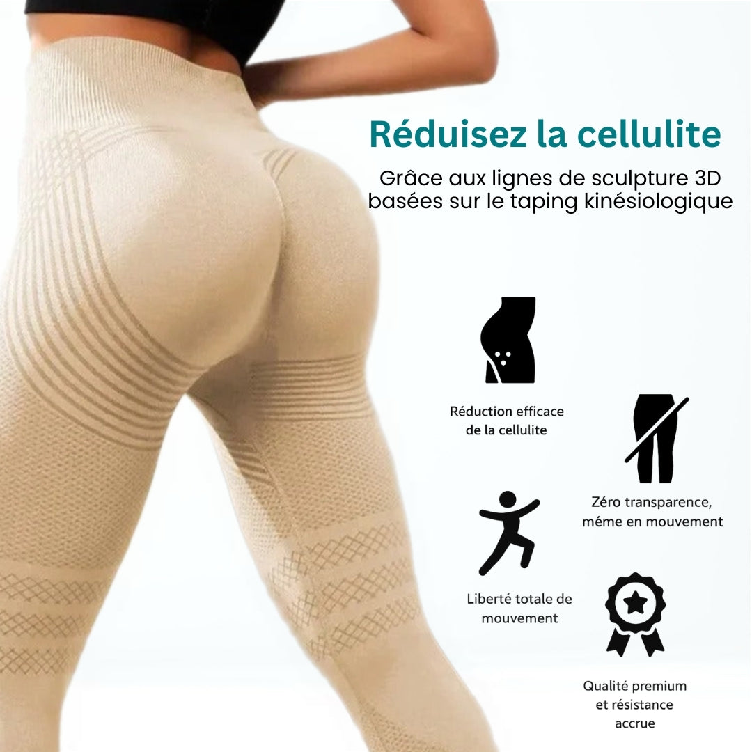 TROIS3D - Legging 3D Innovant, Confort & Bien-Être
